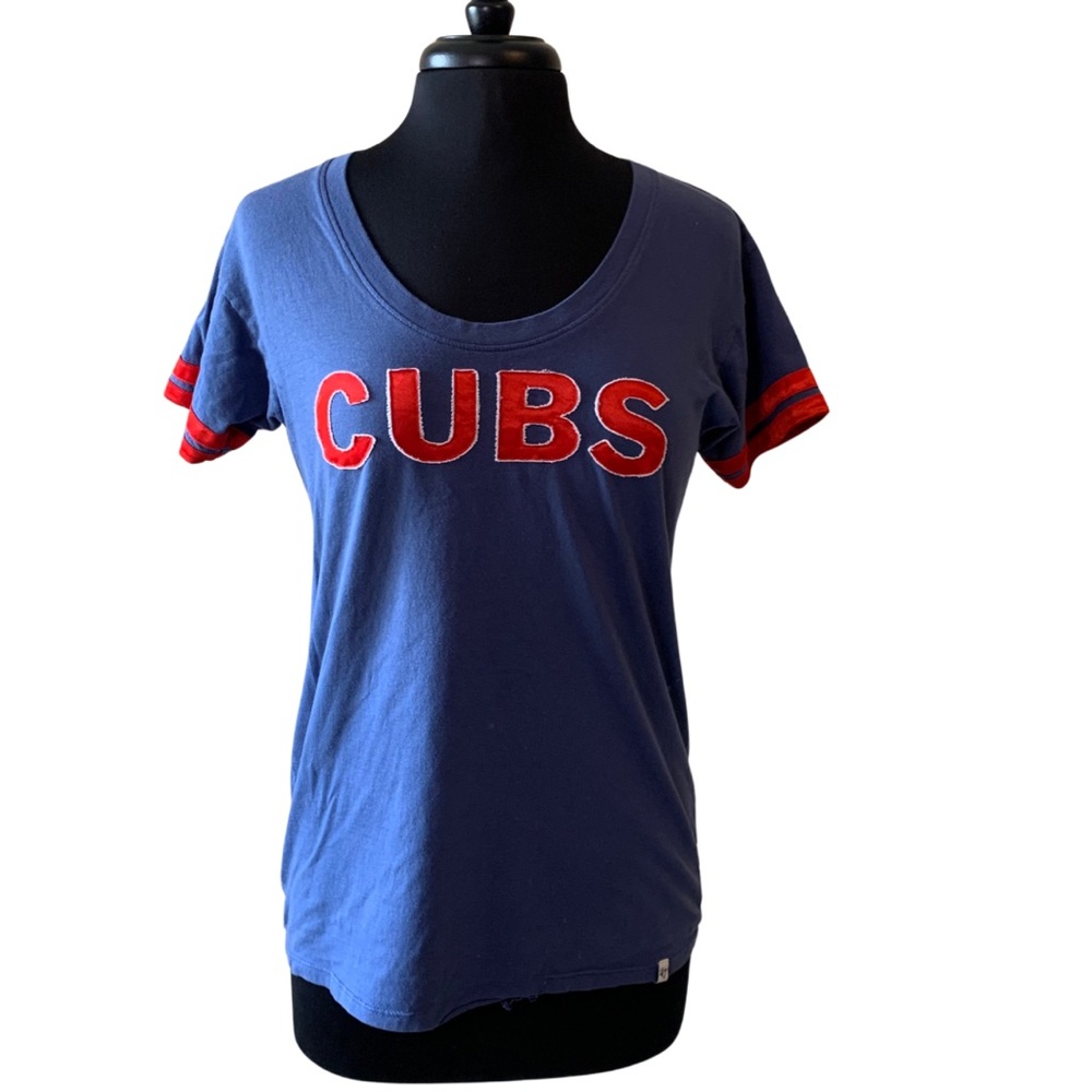 47 Chicago Cubs Blue T-Shirt Size XL Short Sleeve MLB